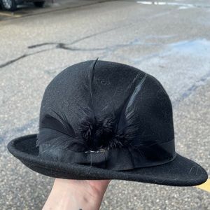 Fedora Type Hat with Feather
